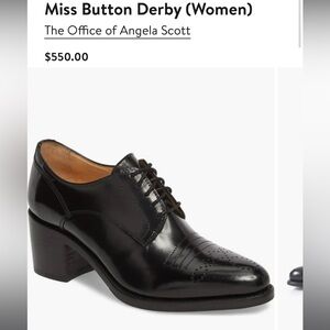Offices of Angela Scott Miss Button Derby Oxford size 39
